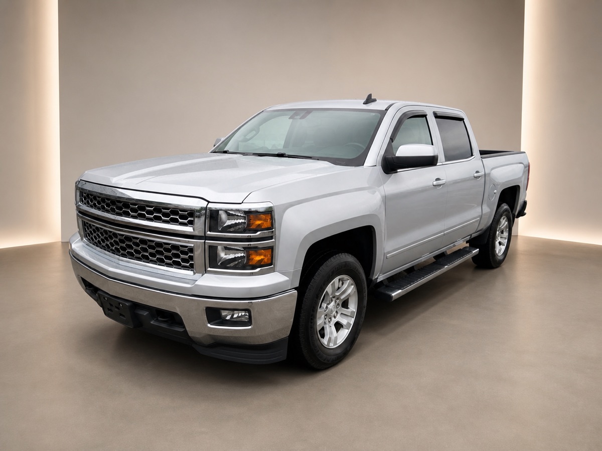 Silver pickup transformed into a warm neutral studio